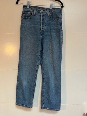 Levi's Ribcage Straight Ankle Women's Jeans Size 28